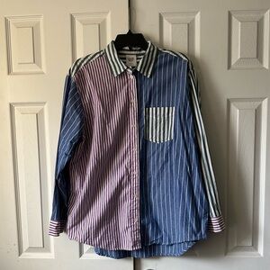 Gap Multi Stripe Big Shirt